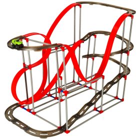 Magnetinis antigravitacinis automobilių takelis 130cm XXL 175el.