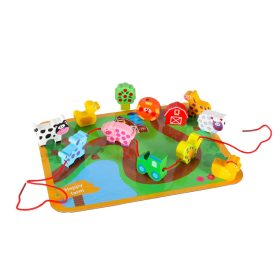 skirti sriegimo lentos lentos ūkio gyvūnamsŽaislai/Blokeliai vaikams/Mediniai blokai skirti sriegimo lentos lentos ūkio gyvūnams