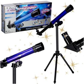 Mokomasis teleskopas su trikoju 20x 30x 40xŽaislai/Mokomieji žaislai Mokomasis teleskopas su trikoju 20x 30x 40x