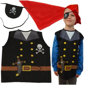 Piratų jūreivio karnavalinis kostiumas 3-8 metų amžiausVaikas/Karnavaliniai kostiumai vaikams Piratų jūreivio karnavalinis kostiumas 3-8 metų amžiaus