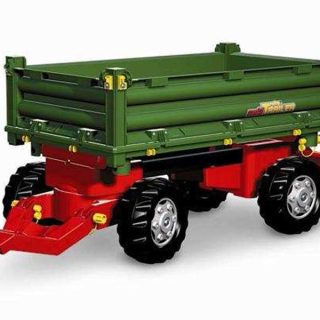 Rolly Toys rollyTrailer Rolly Multi two-axle trailer green