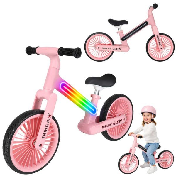 Trike Fix Glow LED krosinis dviratis rožinės spalvosSportas/Dviračiai/Bėgimo dviračiai Trike Fix Glow LED krosinis dviratis rožinės spalvos