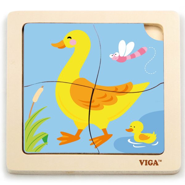 VIGA-Handy-Wooden-Duck-Puzzle VIGA Handy Wooden Duck Puzzle