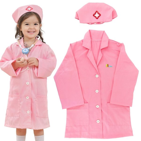 VIGA-Little-Nurse-Uniform-and-Hat VIGA Little Nurse Uniform and Hat