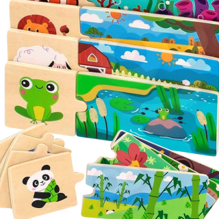 VIGA Logic Puzzle with Animals Jigsaw Puzzle