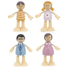 VIGA-PolarB-Wooden-Dolls-Family-Doll-Set-Figures-1