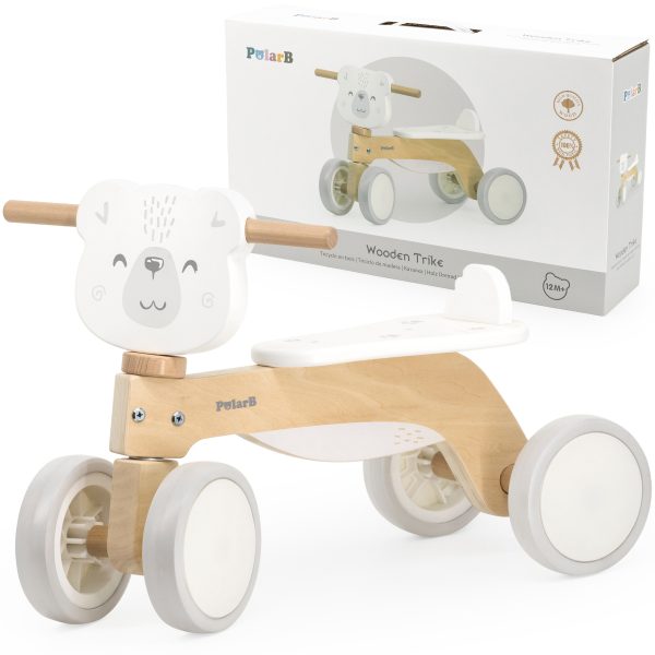 VIGA-PolarB-Wooden-Polar-Bear-Ride-On-with-Soft-Wheels VIGA PolarB Wooden Polar Bear Ride-On with Soft Wheels