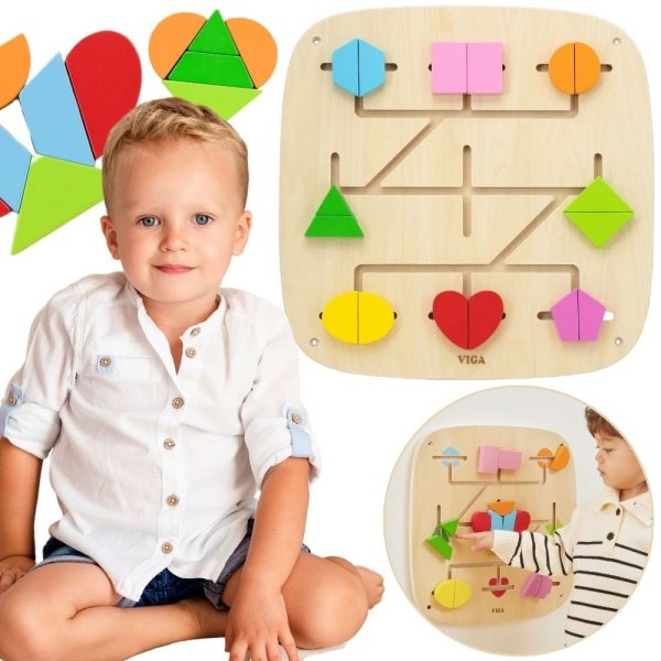 VIGA-Wall-Activity-Panel-with-16-Movable-Elements VIGA Wall Activity Panel with 16 Movable Elements