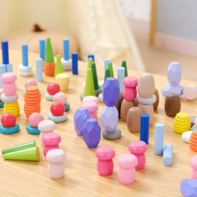 VIGA-Wooden-Educational-Blocks-Montesori-Puzzle-141-pcs-3