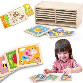 VIGA-Wooden-Puzzle-12-boards-4-puzzles-each-in-a-stand-1 4 puzzles each