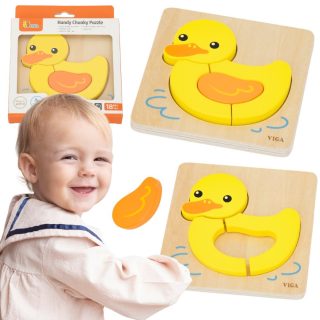 VIGA Wooden Puzzle - Cute Duck