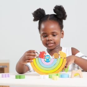 VIGA-Wooden-Rainbow-Puzzle-Creative-Montessori-Blocks-3