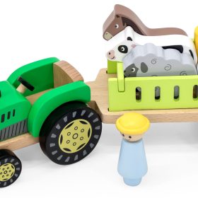 VIGA-Wooden-Tractor-Animal-Farm-2
