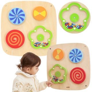 VIGA Wooden Wall Panel - Swirling Patterns