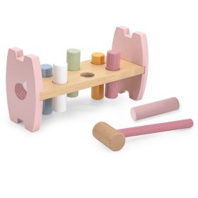 Viga-PolarB-Wooden-Punching-Toy-with-Hammer-Fox-Montessori-2
