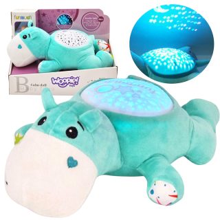 WOOPIE BABY Cuddly Toy 2-in-1 Projector Sleeper Hippo