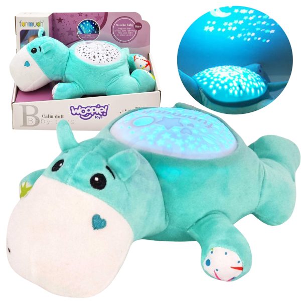 WOOPIE-BABY-Cuddly-Toy-2-in-1-Projector-Sleeper-Hippo WOOPIE BABY Cuddly Toy 2-in-1 Projector Sleeper Hippo