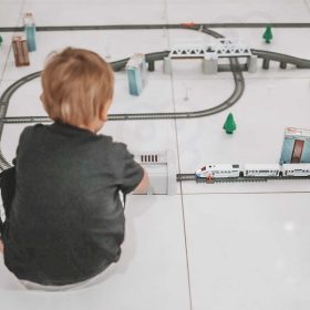 WOOPIE-Electric-Train-Huge-914-cm-Track-Bridge-Tunnel-86-pcs-3