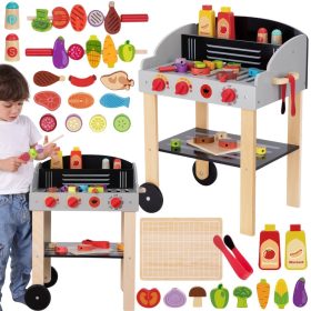 WOOPIE GREEN Wooden Grill Skewers Vegetables Accessories 24 pcs.