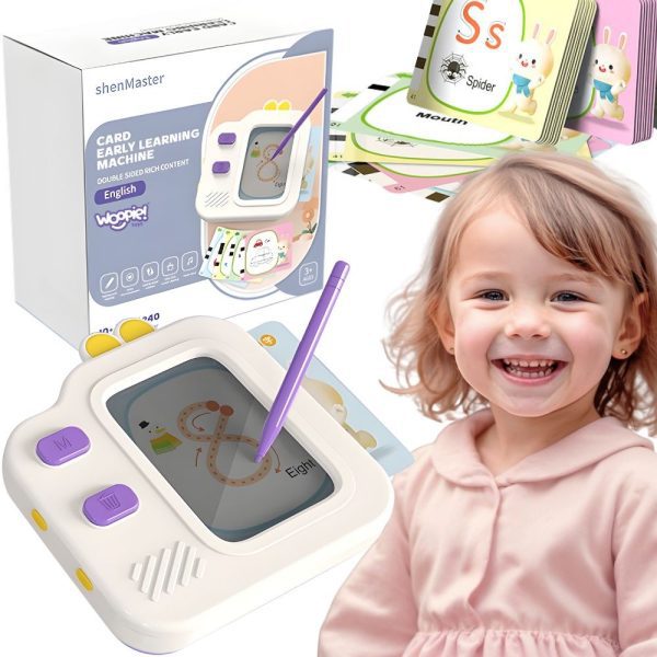 WOOPIE-Graphic-Tablet-Sketchpad-for-Learning-Drawing-and-English-Card-Reader-120-pcs WOOPIE Graphic Tablet