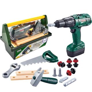 WOOPIE Large Backpack with Tools for Children DIY Set Screwdriver and Drill 15 pcs.