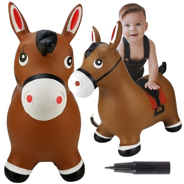 WOOPIE-Rubber-Jumper-Horse-Pump WOOPIE Rubber Jumper Horse + Pump