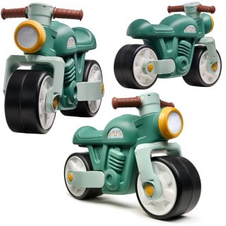 FALK Ride-on Motorcycle Vintage Green 1-3 years