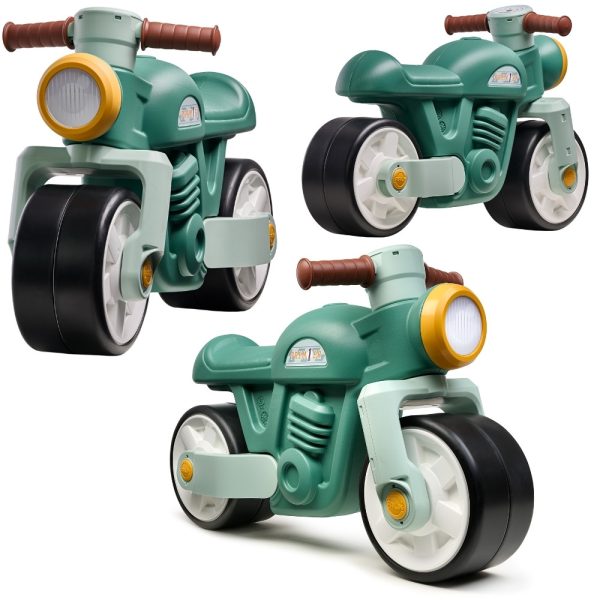 FALK Ride-on Motorcycle Vintage Green 1-3 years