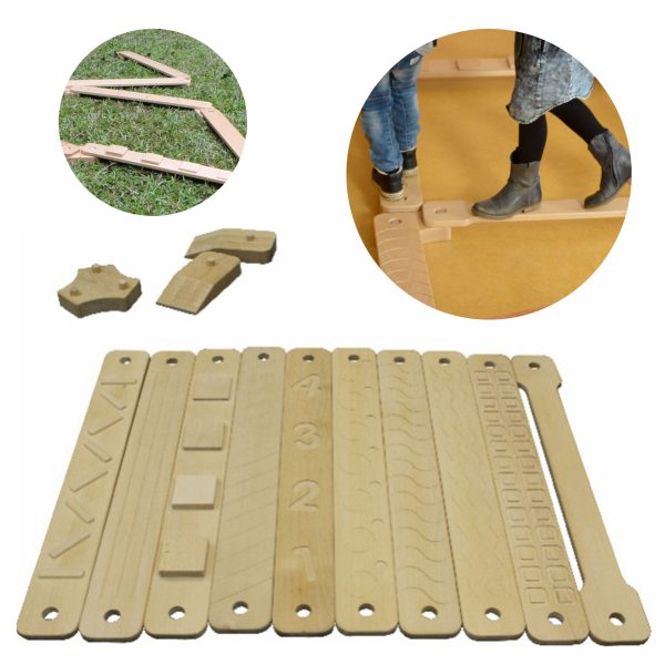 MASTERKIDZ-Balance-Training-Wooden-Sensory-Path MASTERKIDZ Balance Training Wooden Sensory Path