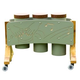 MASTERKIDZ Garden Instruments Set of Three Conga Drums