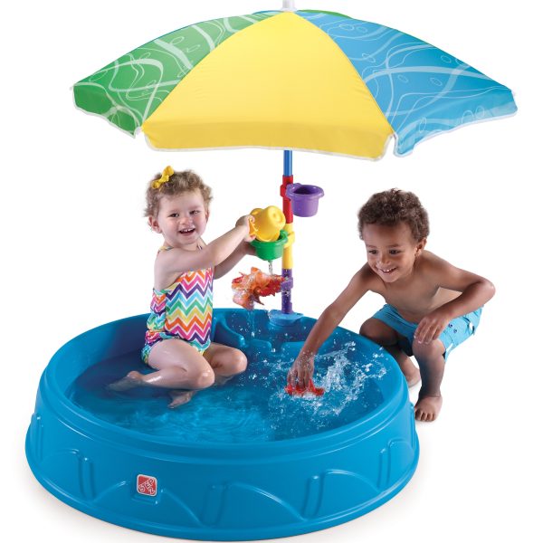 STEP2-Pool-with-Umbrella-2-in-1-Sandbox-for-Children STEP2 Pool with Umbrella 2 in 1 Sandbox for Children