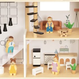TOOKY-TOY-Wooden-Doll-House-25-Pieces-2