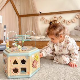 TOOKY-TOY-Wooden-Montessori-Hexagon-Opening-Box-1