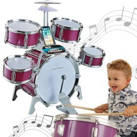 WOOPIE-Educational-Percussion-Set-for-Kids-5-Drums-1-Cymbal WOOPIE Educational Percussion Set for Kids 5 Drums 1 Cymbal