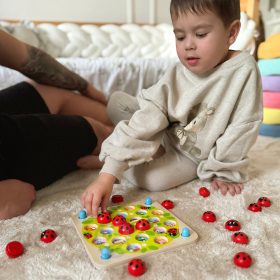 WOOPIE-GREEN-Memory-Wooden-Educational-Memory-Game-Ladybug-Puzzle-1