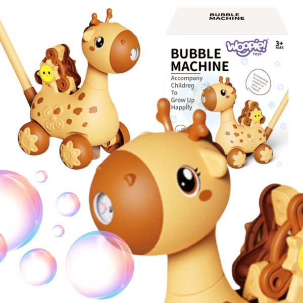 WOOPIE-Giraffe-Pusher-2-in-1-Bubble-Machine-for-Kids WOOPIE Giraffe Pusher 2-in-1 Bubble Machine for Kids