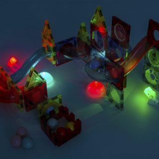 WOOPIE-Magnetic-Blocks-Ball-Track-Light-75-pcs-2