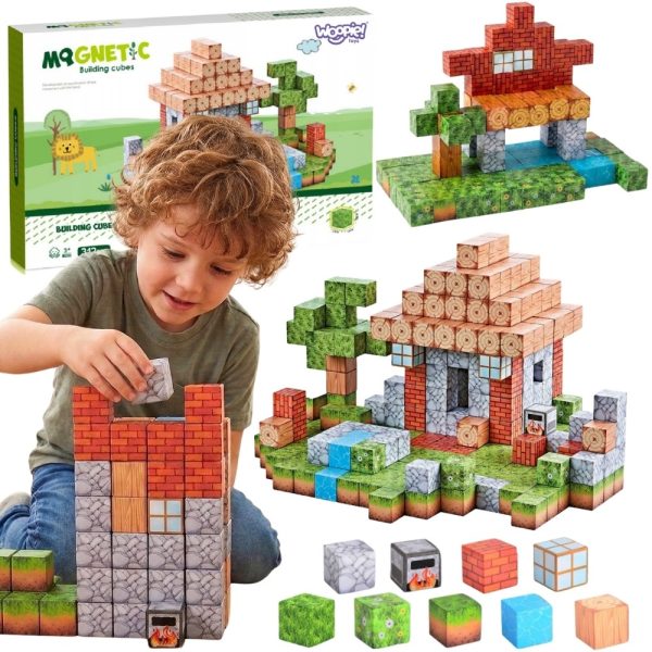 WOOPIE Magnetic Construction Blocks World of Blocks 108 pcs.