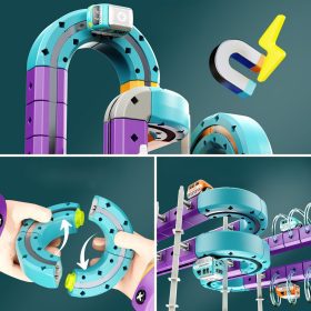 WOOPIE-Magnetic-Train-Track-Construction-Set-with-Attraction-Effect-126-pcs-2