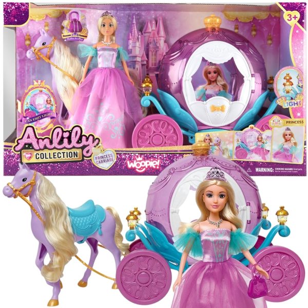 WOOPIE-ROYAL-Princess-Lily-Doll-and-Magic-Carriage-Accessories WOOPIE ROYAL Princess Lily Doll and Magic Carriage Accessories