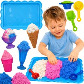 WOOPIE-SAND-FAIRY-Kinetic-Sand-Set-Ice-Cream-Parlor-Desserts-24pcs WOOPIE SAND FAIRY Kinetic Sand Set Ice Cream Parlor Desserts 24pcs