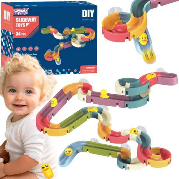 WOOPIE-Water-Slide-with-Duck-for-Bathing-34-pcs WOOPIE Water Slide with Duck for Bathing 34 pcs.
