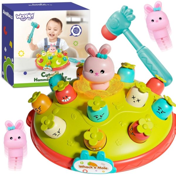 WOOPIE-BABY-Interactive-Skill-Game-Hammer-the-Carrot-Educational-Hit-the-Mole WOOPIE BABY Interactive Skill Game Hammer the Carrot Educational Hit the Mole