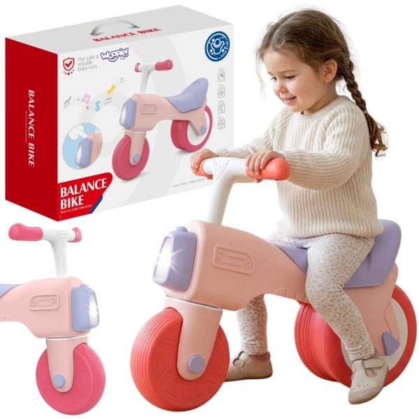WOOPIE-Balance-Bike-Ride-On-Sound-18m-Pink WOOPIE Balance Bike Ride-On Sound 18m+ Pink