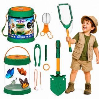 WOOPIE Discovery Little Nature Explorer Set Insect Net Butterfly Fish Container