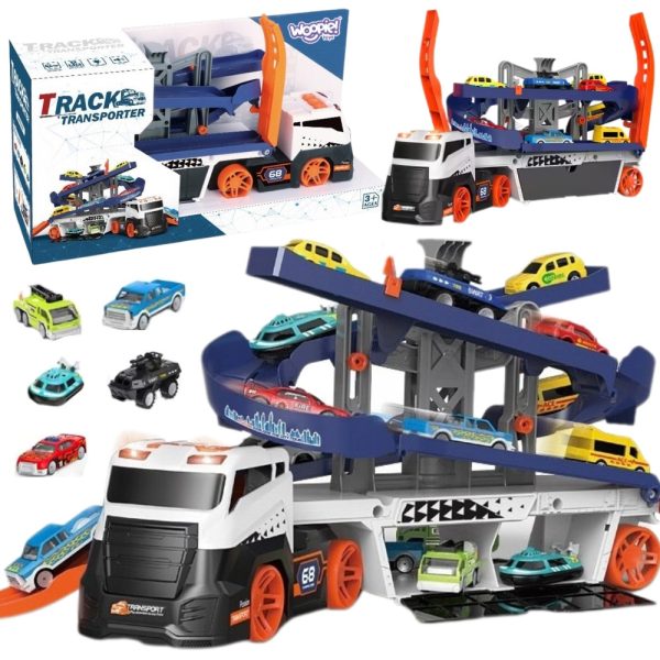 WOOPIE-Interactive-Truck-Tow-Truck-Track-with-Sound-and-Light WOOPIE Interactive Truck Tow Truck Track with Sound and Light