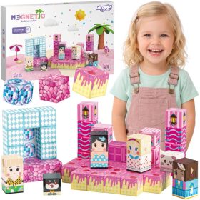 WOOPIE Magnetic Blocks Cubes Magnets 59pcs 3D