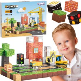 WOOPIE Magnetic Building Blocks Construction Site 115 pcs.