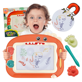 WOOPIE-Magnetic-Color-Marker-Board-2-Dinosaur-Stamps WOOPIE Magnetic Color Marker Board + 2 Dinosaur Stamps