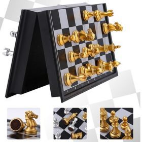WOOPIE-Portable-Magnetic-Chess-Set-Gold-Silver-2